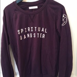 Purple Spiritual Gangster Sweatshirt